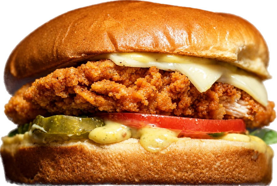 Bucharest crispy chicken sandwich